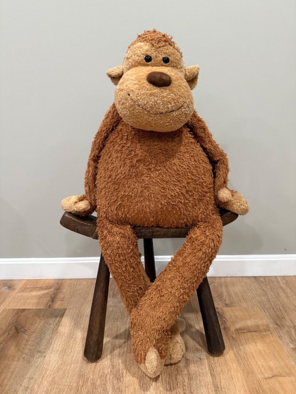 Jellycat Junglie Monkey Marvin 36" Jumbo Plush Retired Rare Large Stuffed Animal